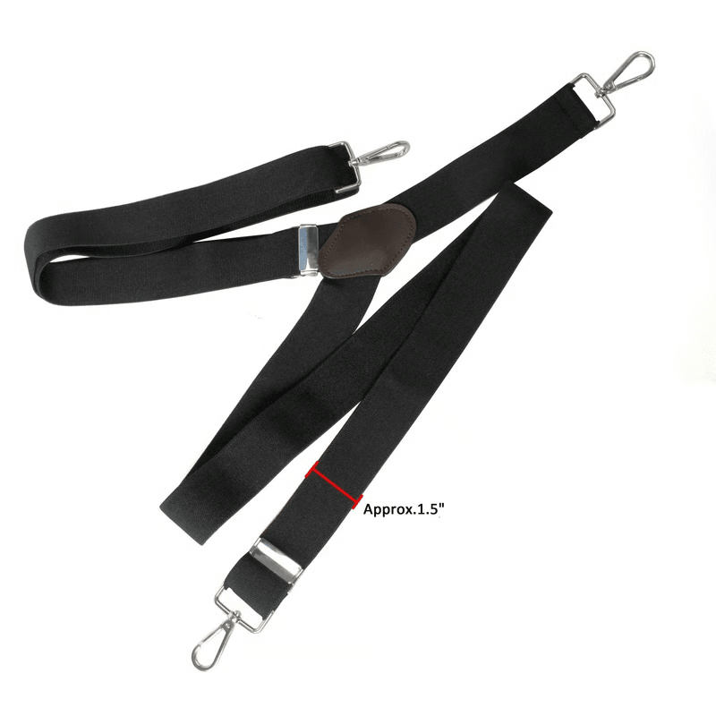 Heavy Duty Work Suspenders for Men | Adjustable Y-Back & Belt Hook
