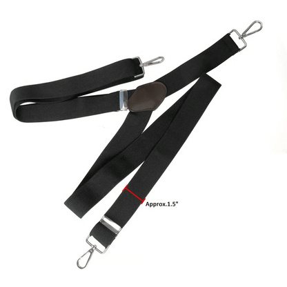 Heavy Duty Work Suspenders for Men | Adjustable Y-Back & Belt Hook