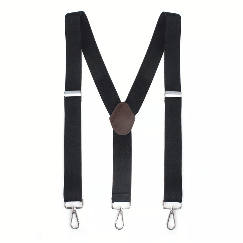 Heavy Duty Work Suspenders for Men | Adjustable Y-Back & Belt Hook