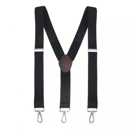 Heavy Duty Work Suspenders for Men | Adjustable Y-Back & Belt Hook