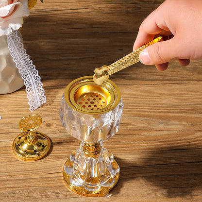 Aroma Therapy Solid Spice Iron Clip, Fragrance Accessories Clip, Middle East Africa Gold Electroplating Diagonal Flat