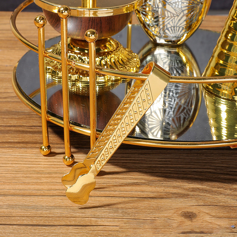 Aroma Therapy Solid Spice Iron Clip, Fragrance Accessories Clip, Middle East Africa Gold Electroplating Diagonal Flat