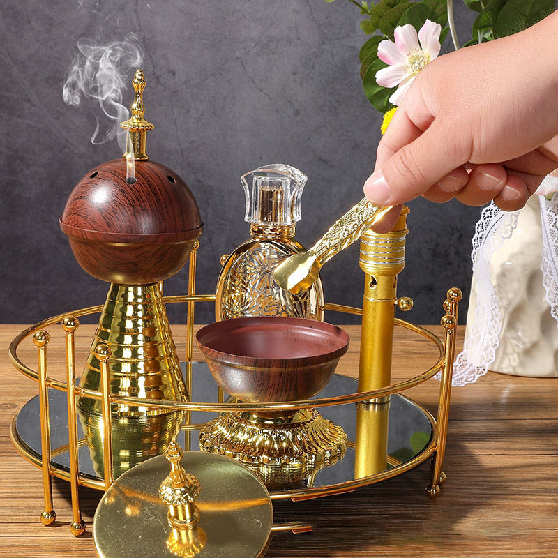 Aroma Therapy Solid Spice Iron Clip, Fragrance Accessories Clip, Middle East Africa Gold Electroplating Diagonal Flat