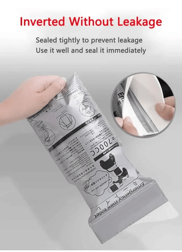 Portable Car Emergency Urine Bag Disposable Travel Toilet for Road Trips and Outdoor Emergencies