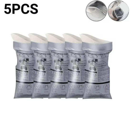 Portable Car Emergency Urine Bag Disposable Travel Toilet for Road Trips and Outdoor Emergencies
