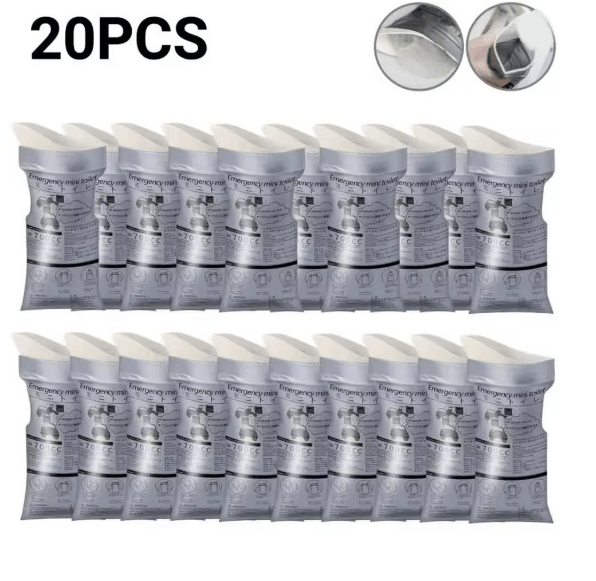 Portable Car Emergency Urine Bag Disposable Travel Toilet for Road Trips and Outdoor Emergencies