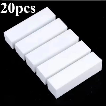 Professional Nail Buffer and Polisher Blocks 5/10/15/20 Pieces – Manicure and Pedicure Nail Art Tools