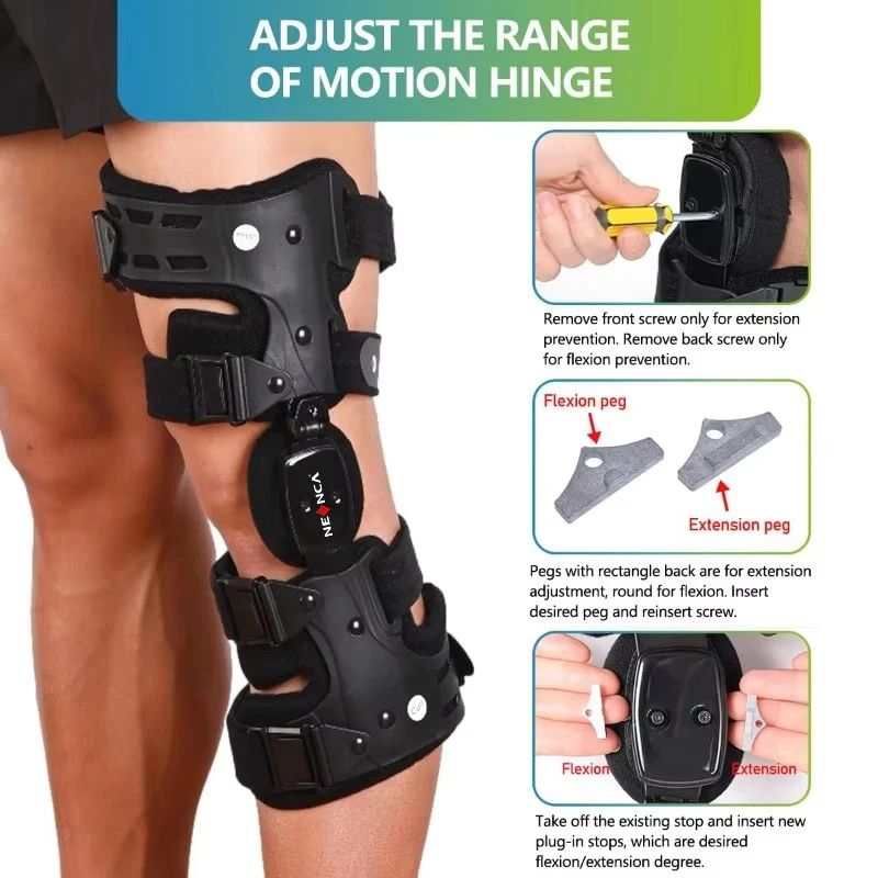 OA Unloader Knee Brace Support Pain Relief & Knee Support for ACL & Meniscus Injury Joint and Patella Stability for Men
