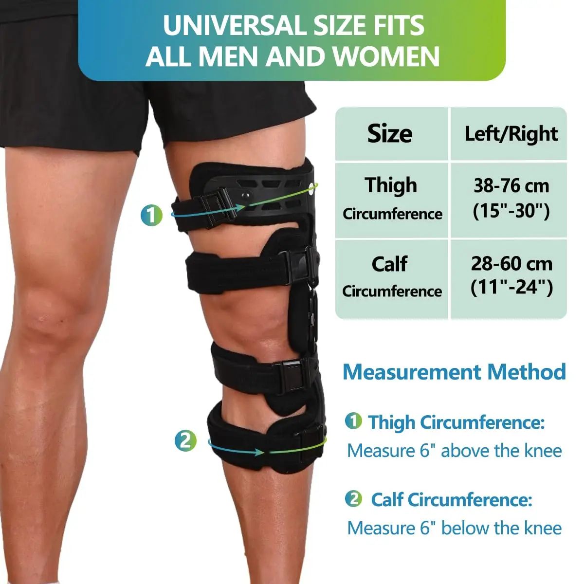 OA Unloader Knee Brace Support Pain Relief & Knee Support for ACL & Meniscus Injury Joint and Patella Stability for Men