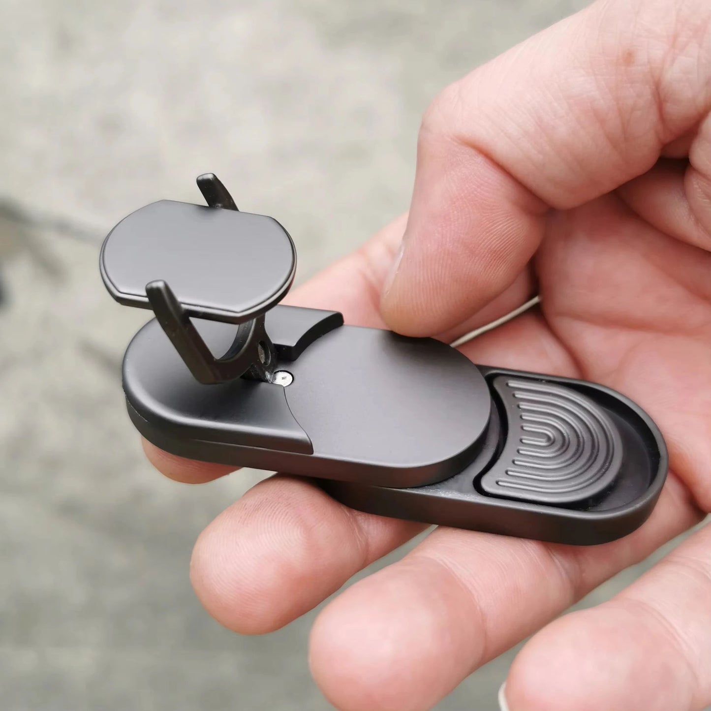 Premium Metal Fidget Slider Haptic Clicker - Compact EDC Stress-Relief Toy for Adults