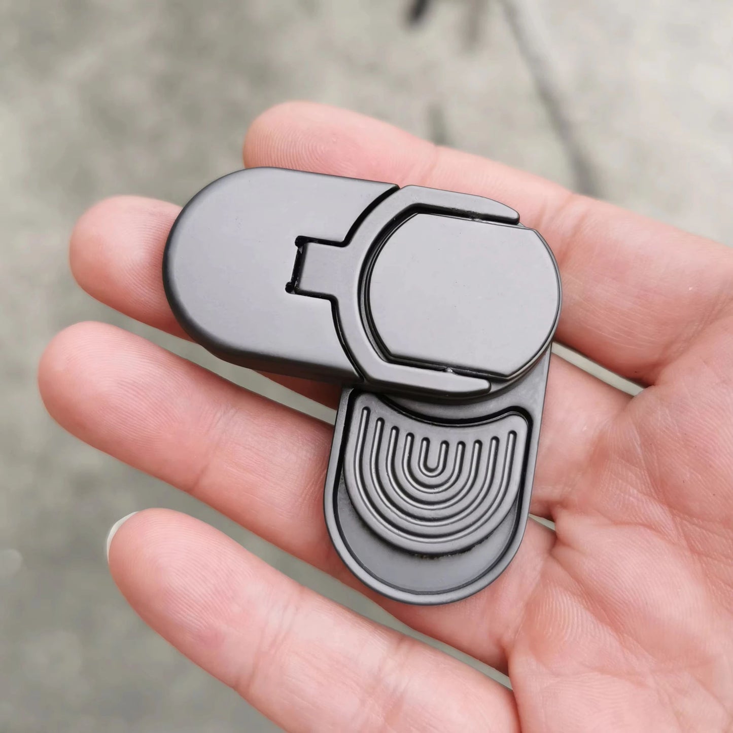 Premium Metal Fidget Slider Haptic Clicker - Compact EDC Stress-Relief Toy for Adults