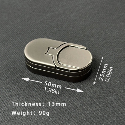 Premium Metal Fidget Slider Haptic Clicker - Compact EDC Stress-Relief Toy for Adults