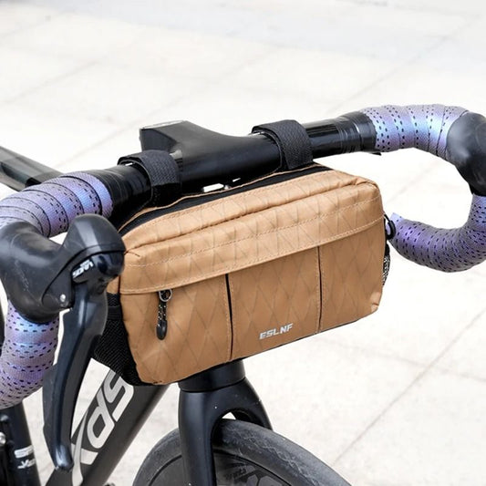 Bicycle Handlebar Bag with Shoulder Strap for Cycling Storage