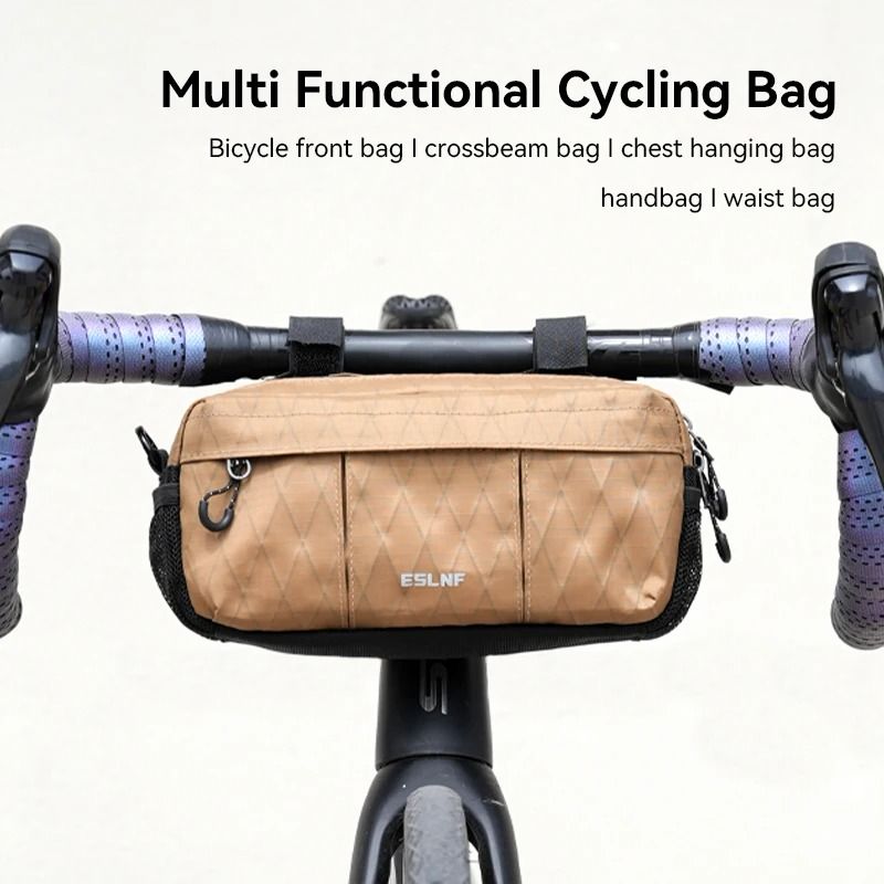 Bicycle Handlebar Bag with Shoulder Strap for Cycling Storage
