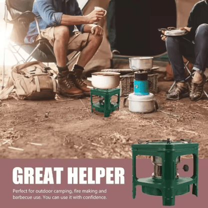 Portable Camping Kerosene Heater Stove Windproof Outdoor Paraffin Burner for Cooking and Heating