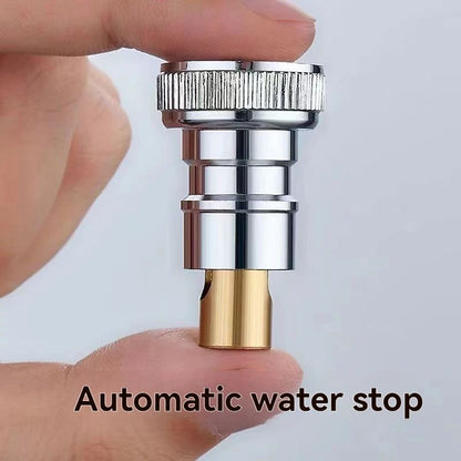 Automatic Water Stop Nozzle Washing Machine Faucet Adapter Leak Protection Connector
