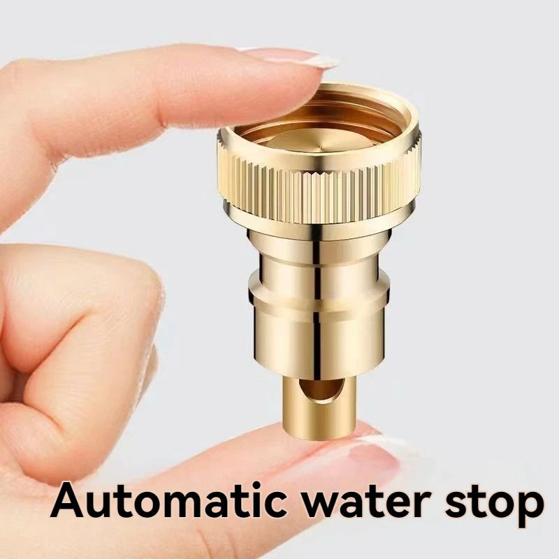 Automatic Water Stop Nozzle Washing Machine Faucet Adapter Leak Protection Connector