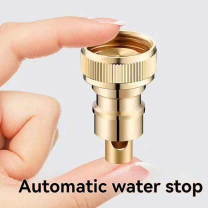 Automatic Water Stop Nozzle Washing Machine Faucet Adapter Leak Protection Connector