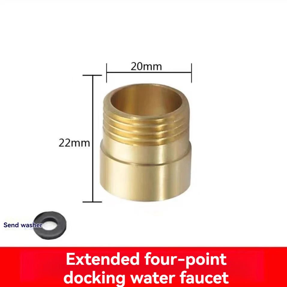 Automatic Water Stop Nozzle Washing Machine Faucet Adapter Leak Protection Connector