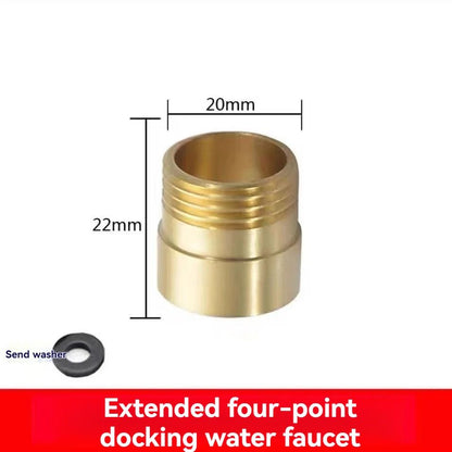 Automatic Water Stop Nozzle Washing Machine Faucet Adapter Leak Protection Connector