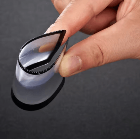 Mini 3X Magnifying Glass Ultra Thin Portable Reading Magnifier with Ruler and Solar Igniter