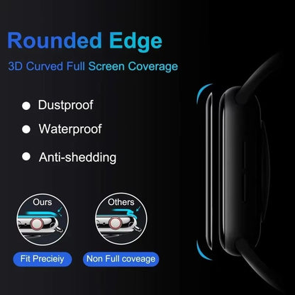 3-Piece Ceramic Screen Protector for Apple Watch - Ultra, Series 11/10/9/8/6/5/4/SE/3/2/1