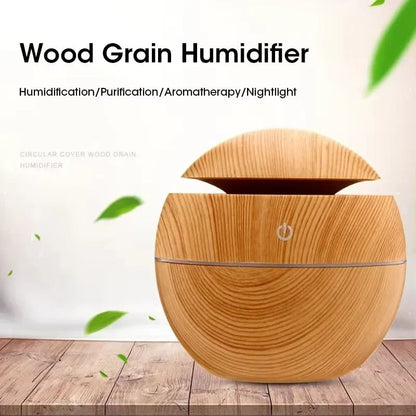 Portable USB Humidifier & Essential Oil Diffuser – Mini Quiet Mist Bottle-Fit Air Humidifier for Bedroom, Office & Car