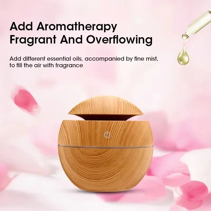 Portable USB Humidifier & Essential Oil Diffuser – Mini Quiet Mist Bottle-Fit Air Humidifier for Bedroom, Office & Car