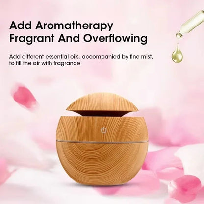 Portable USB Humidifier & Essential Oil Diffuser – Mini Quiet Mist Bottle-Fit Air Humidifier for Bedroom, Office & Car
