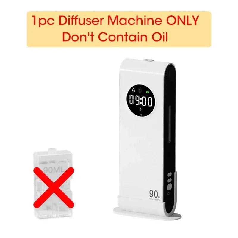 Wireless Hanging Essential Oil Diffuser with Night Light – Portable Aromatherapy Air Freshener
