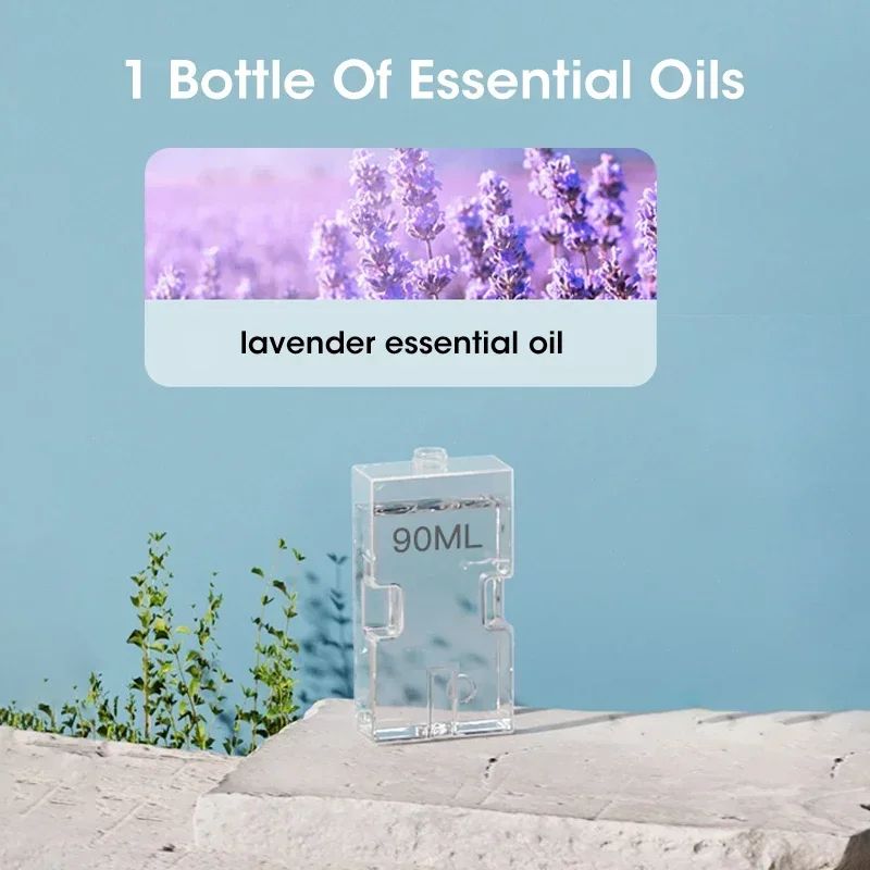 Wireless Hanging Essential Oil Diffuser with Night Light – Portable Aromatherapy Air Freshener