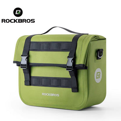 Waterproof Bike Rack Bag Multifunctional Saddle Bag with Big Capacity 3D Support for Travel Bicycle Rear Bag
