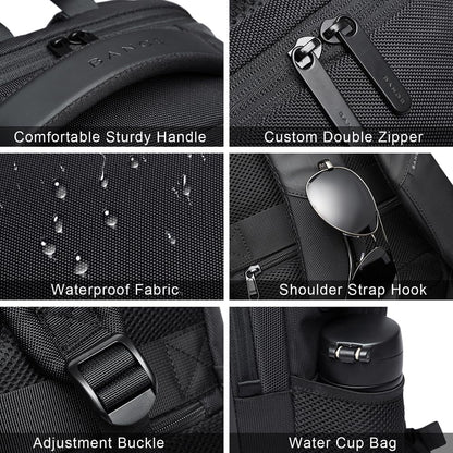 Waterproof Travel Backpack with USB Charging Port, Laptop Backpack for Men and Women, Teen School Bags