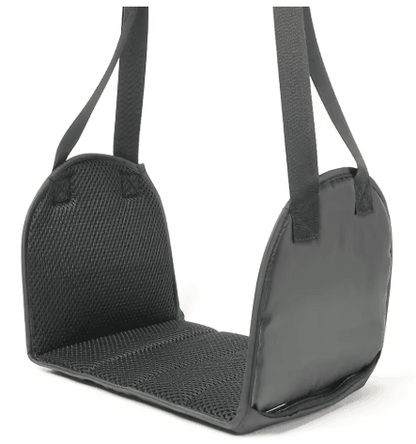 Airplane Foot Hammock with Memory Foam Adjustable Travel Foot Rest with Removable Pad