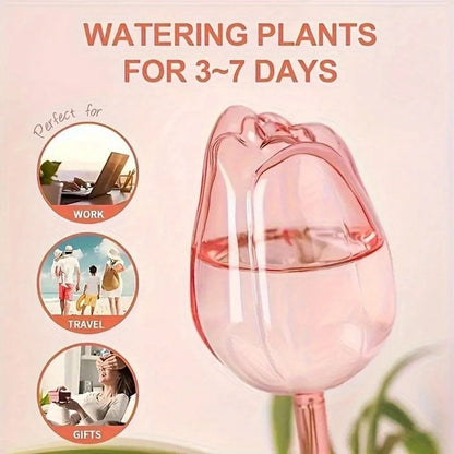 Tulip Plant Watering Globes Automatic Self Watering Drippers Set of 4
