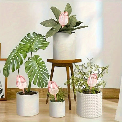 Tulip Plant Watering Globes Automatic Self Watering Drippers Set of 4