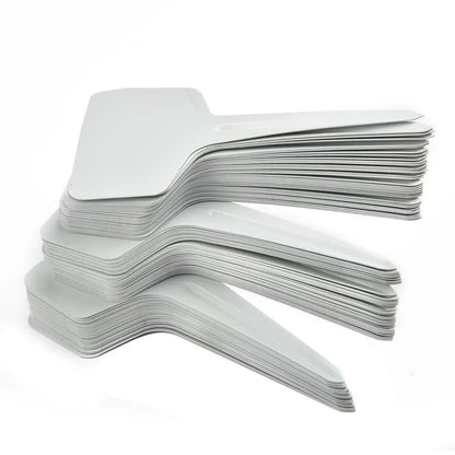 Waterproof Garden Plant Labels White Plastic Writing Tags Set Of 100