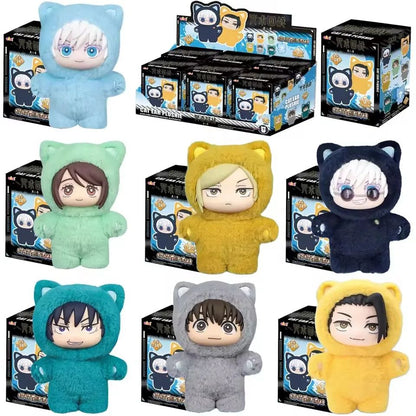 EAKI Cat Park Party Gojo Satoru Blind Box Plush Pendant – Jujutsu Kaisen Collectible Anime Bag Charm