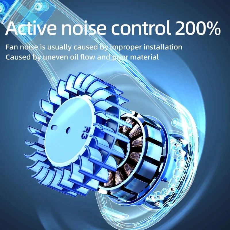 UltraCool Pro Neck Bladeless Fan with Digital Display – Portable Silent USB Rechargeable Personal Fan