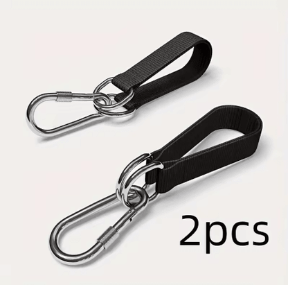 Durable Hammock Hanging Belt Set 1 to 2PCS Heavy Duty Straps with Steel Alloy Hooks for Camping and Hiking