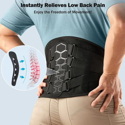 Orthopedic Back Brace for Sciatica, Disc Pain, Posture & Lumbar Spine Support