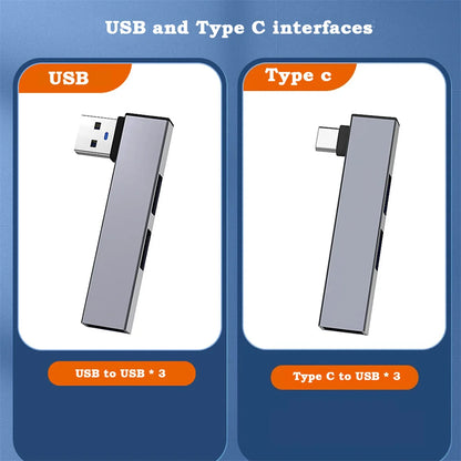 USB C HUB Multi USB Splitter Adapter for Macbook Pro, Air Pro, Xiaomi, Lenovo Computer Accessories