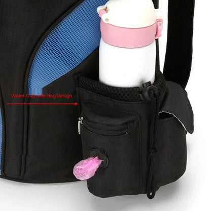 Pet Backpack Carrier Breathable Foldable Travel Backpack for Dogs & Cats