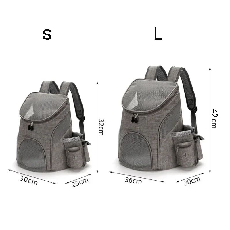 Pet Backpack Carrier Breathable Foldable Travel Backpack for Dogs & Cats