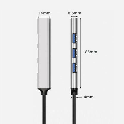 Port USB Type C HUB , Multi USB Splitter Adapter, OTG for MacBook, Lenovo, Xiaomi, HUAWEI, PC Computer Accessories