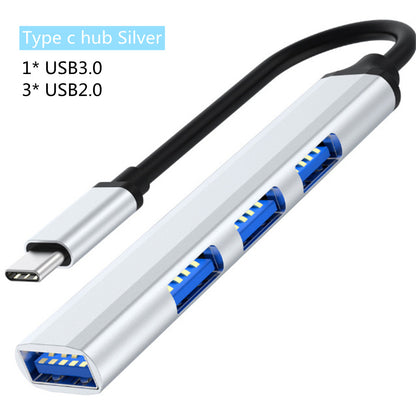 Port USB Type C HUB , Multi USB Splitter Adapter, OTG for MacBook, Lenovo, Xiaomi, HUAWEI, PC Computer Accessories