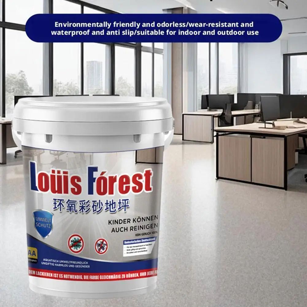 Luxury Marble Finish Epoxy Floor Coating Kit for Durable Glossy Home & Garage Floors