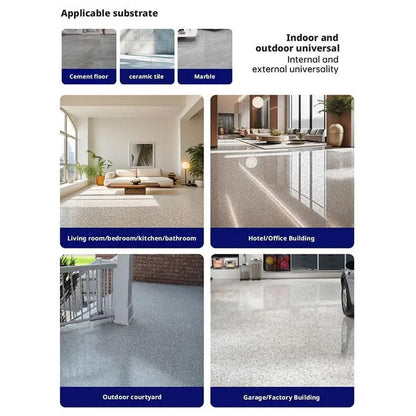Luxury Marble Finish Epoxy Floor Coating Kit for Durable Glossy Home & Garage Floors