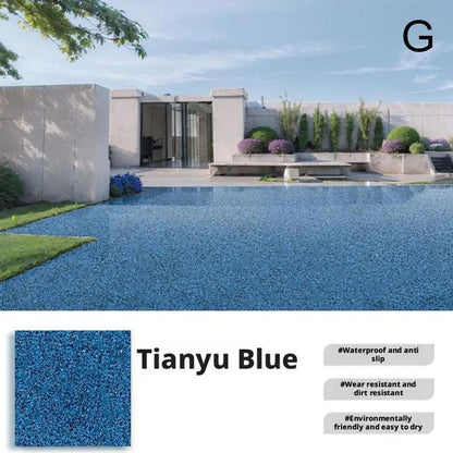 Luxury Marble Finish Epoxy Floor Coating Kit for Durable Glossy Home & Garage Floors
