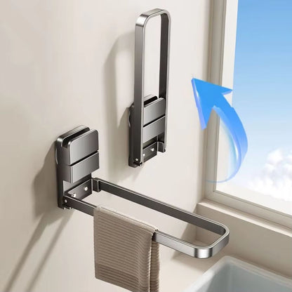 Detachable Towel Rack – Space-Saving Bathroom Organizer with Damage-Free Removal and Moisture-Resistant Design